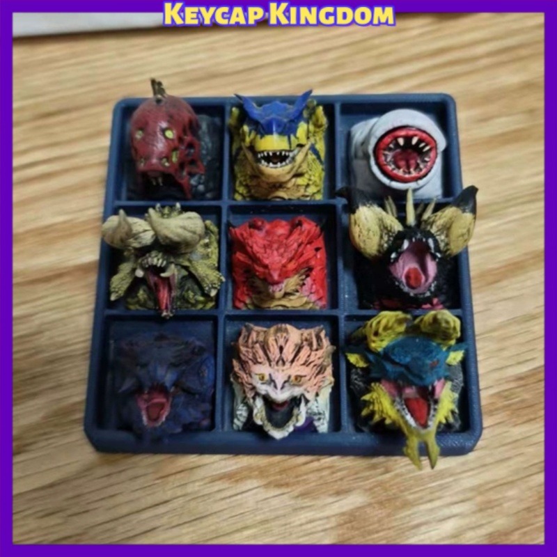 3D Printing Article - Monster Hunter Dragon Resin Custom Keycaps