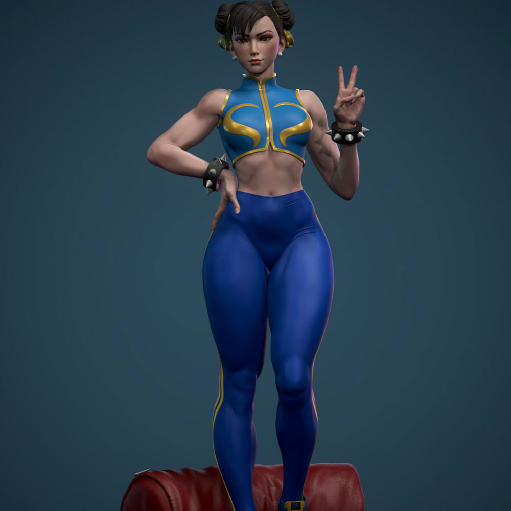 3D Printing Article - 75mm --250mm Sexy Girl Resin Model