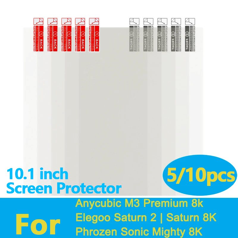 3D Printing Elegoo - 5/10PCS 3D Printer 10.1Inch Screen Protector