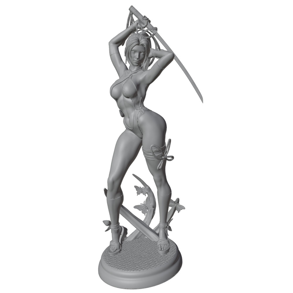1/24 Female 	Warrior Resin Mod - 3D Printing Article review and price
