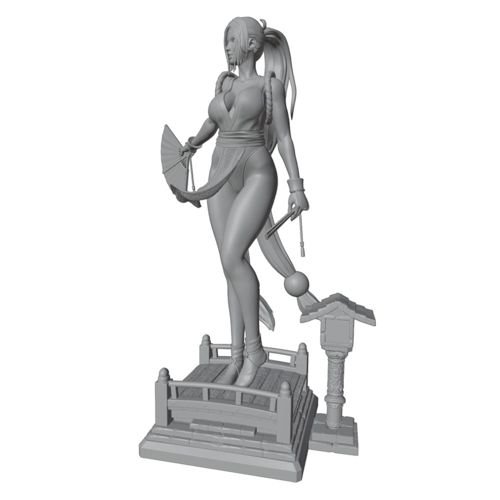 1/24 Sexy Long-Haired Girl Min - 3D Printing Article review and price