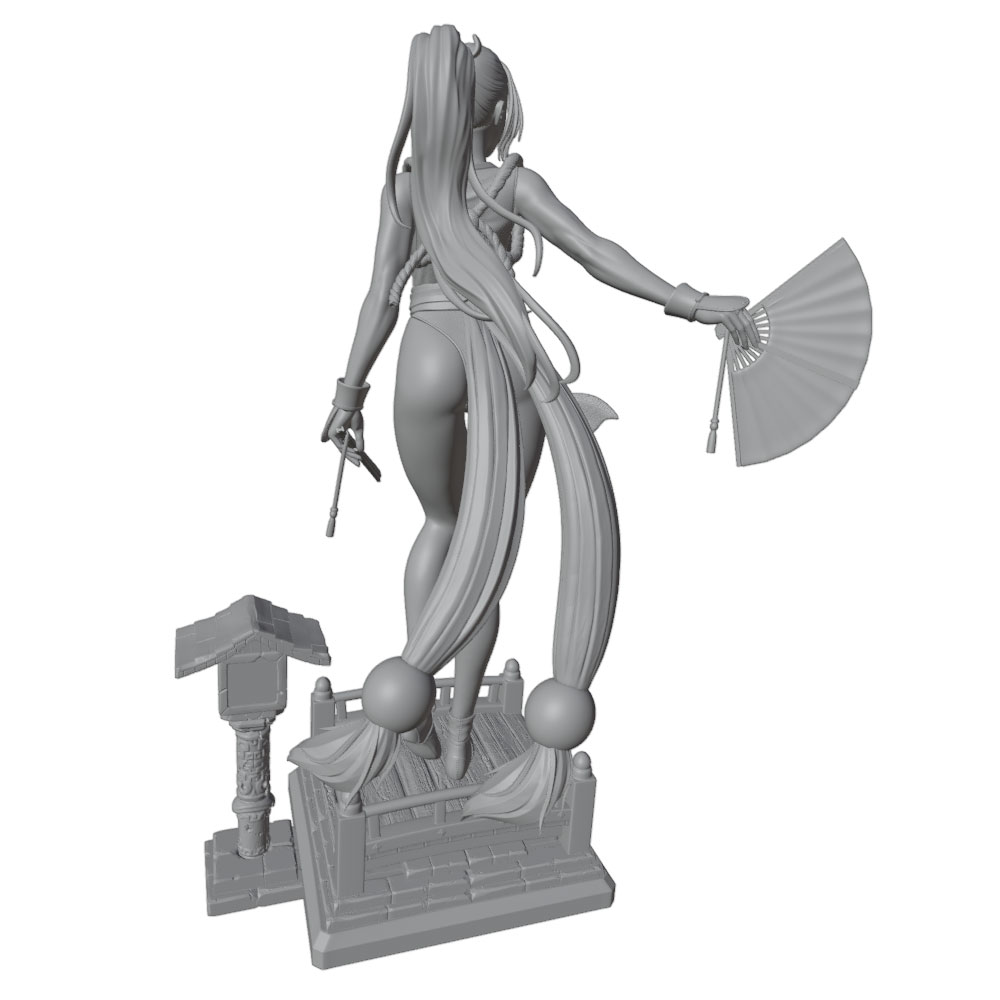 1/24 Sexy Long-Haired Girl Min - 3D Printing Article review and price
