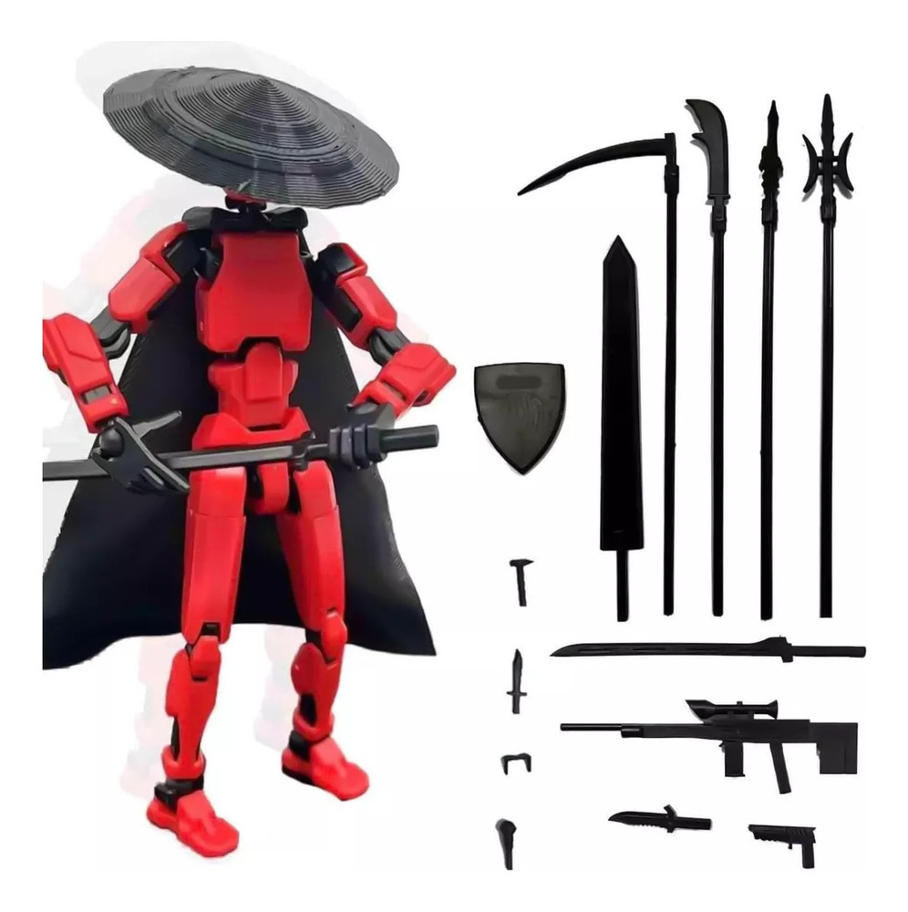 NEW 3D Articulated Figures Act - 3D Printing Titanium review and price