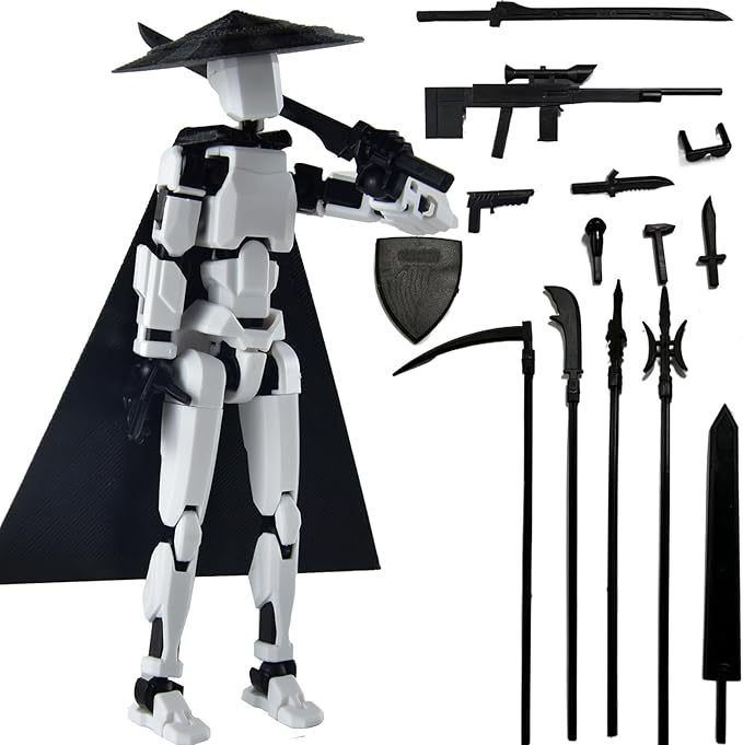 NEW 3D Articulated Figures Act - 3D Printing Titanium review and price