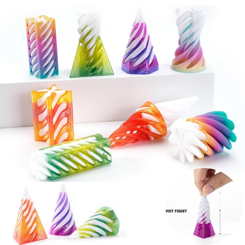 3D Printed Helix Screw Rotatin - 3D Printing Article review and price