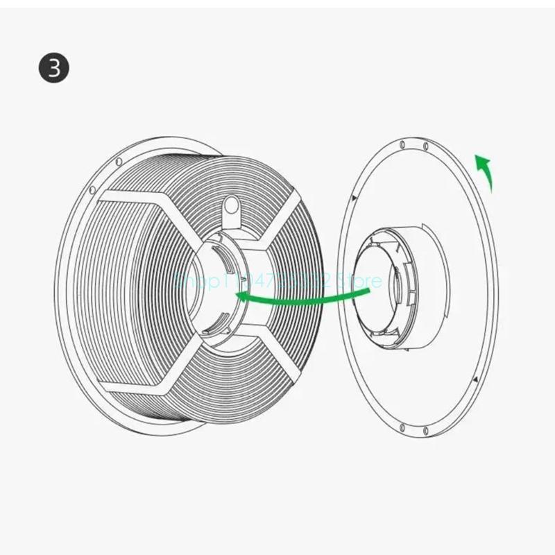 Black Filament Holder Reusable - 3D Printing High Temperature Materials review and price