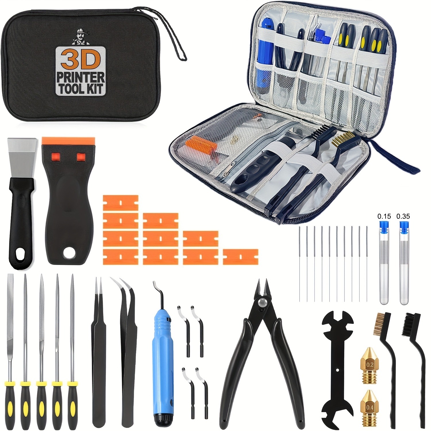 3D Printer Tools Kit, 33pcs 3D - 3D Print Removal Tool review and price