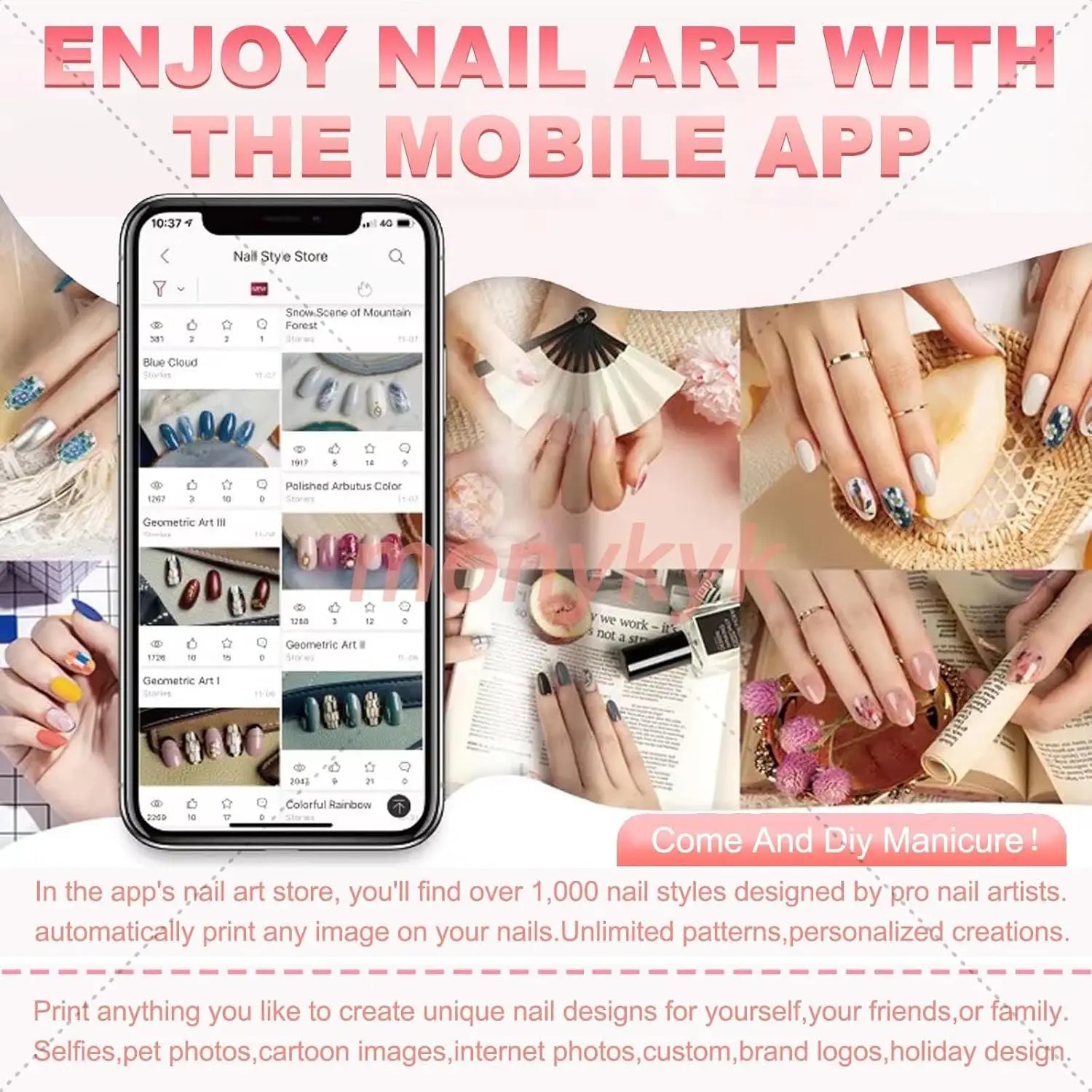 O2nails Nail Printer Machine K - 3D Printing Design Software review and price