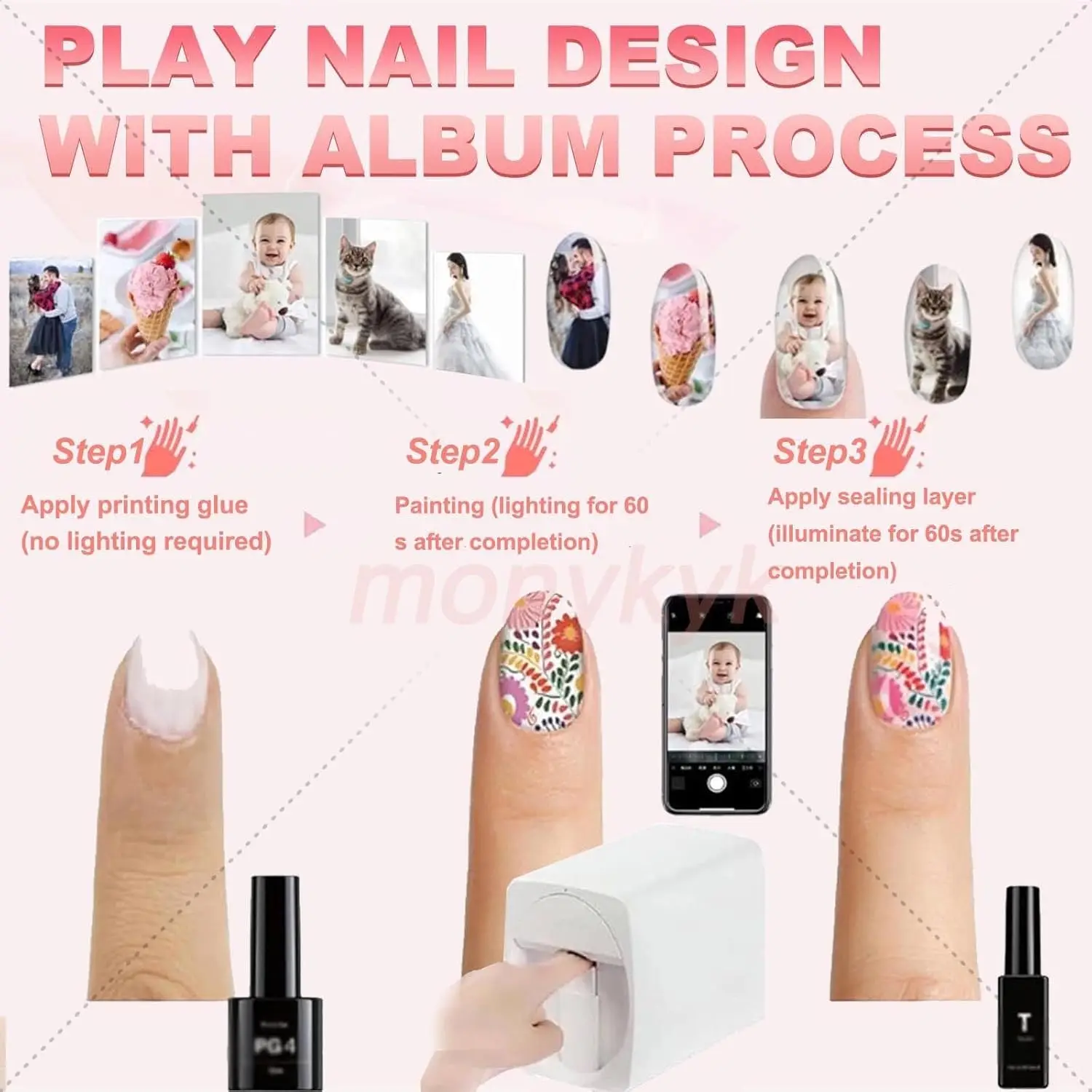 O2nails Nail Printer Machine K - 3D Printing Design Software review and price