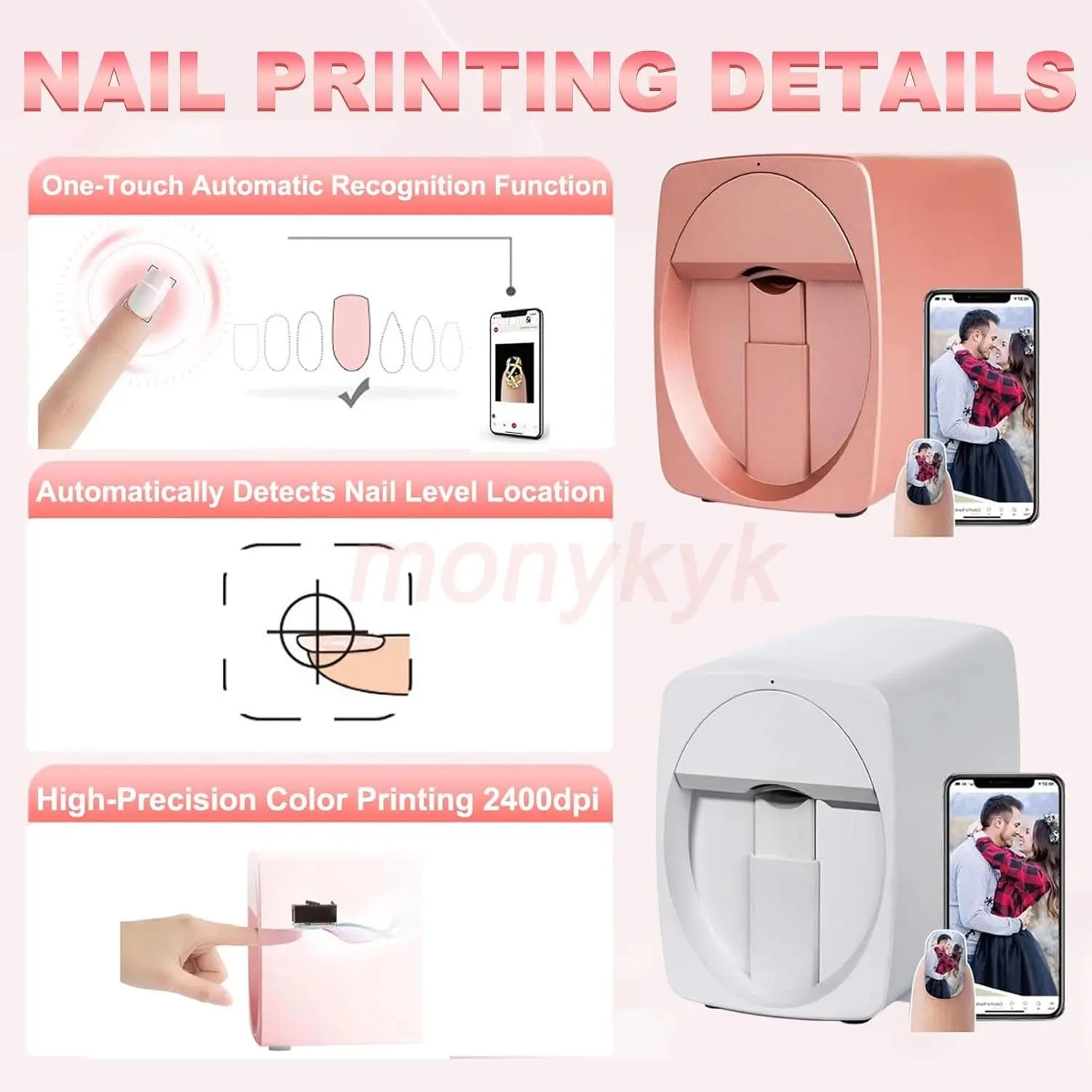 O2nails Nail Printer Machine K - 3D Printing Design Software review and price