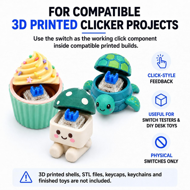 60PCS Blue Mechanical Keyboard - 3D Print Removal Tool review and price