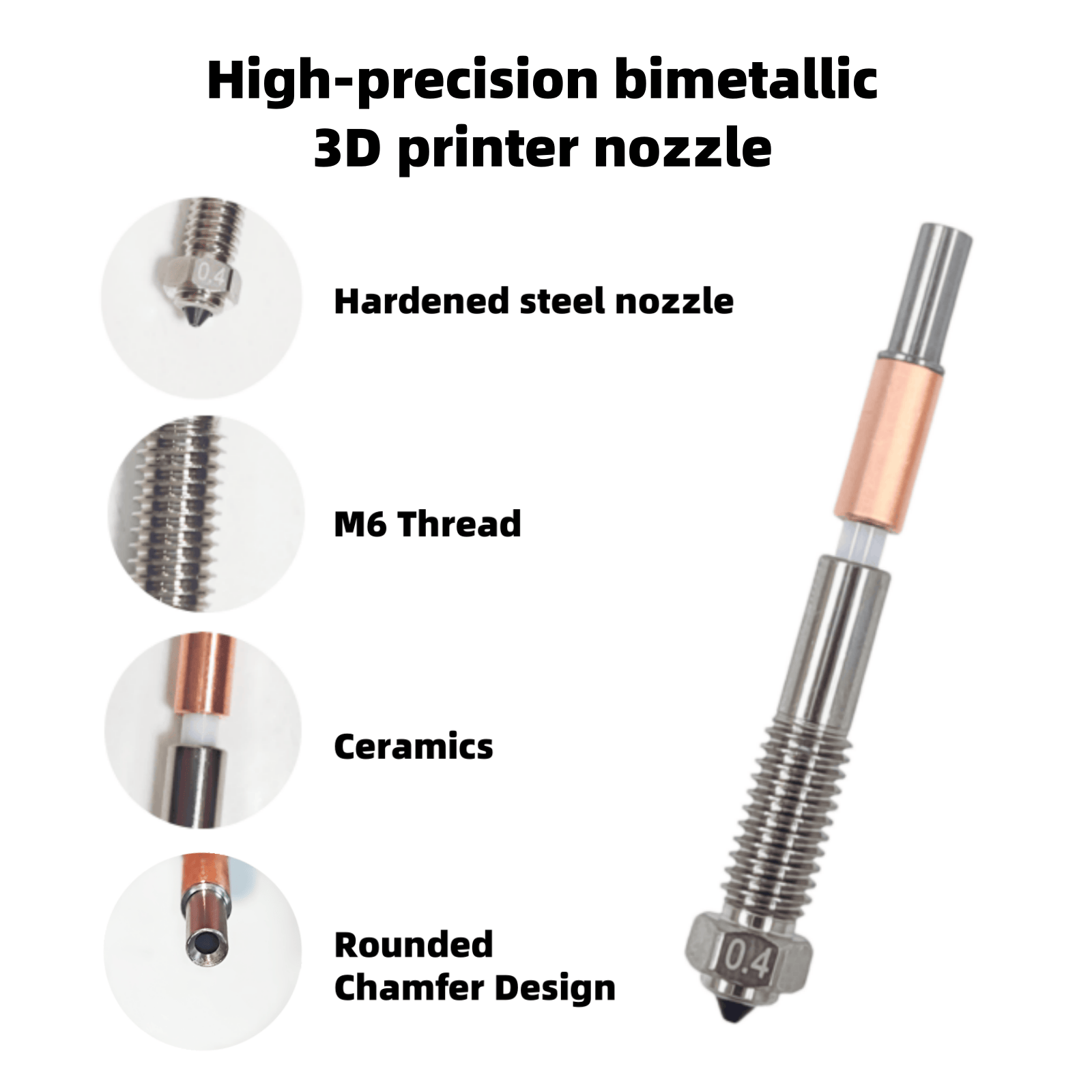 Bimetal Nozzle For QIDI Plus 4 - 3D Print Removal Tool review and price