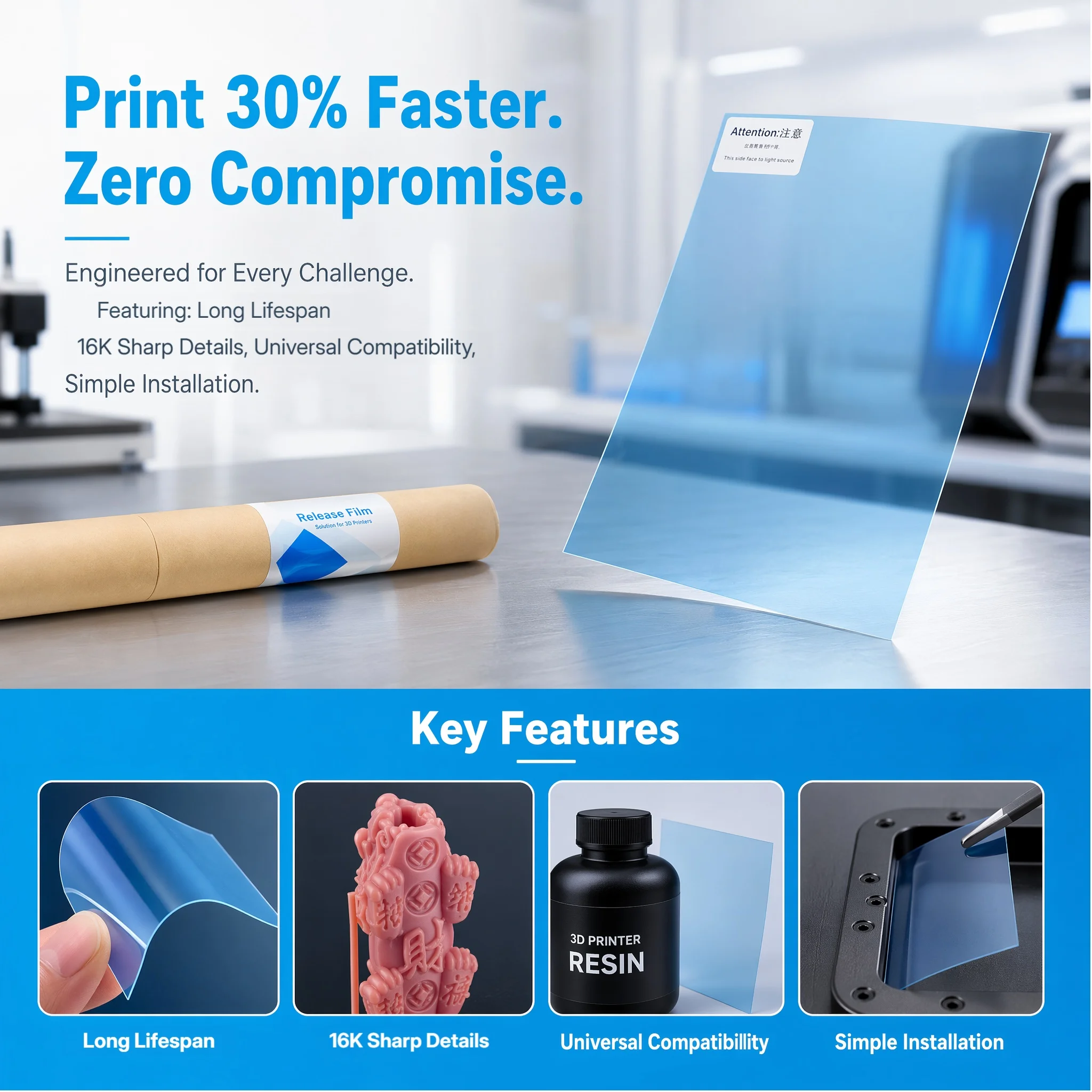High Speed ACF Release Film Fo - 3D Printing Elegoo review and price