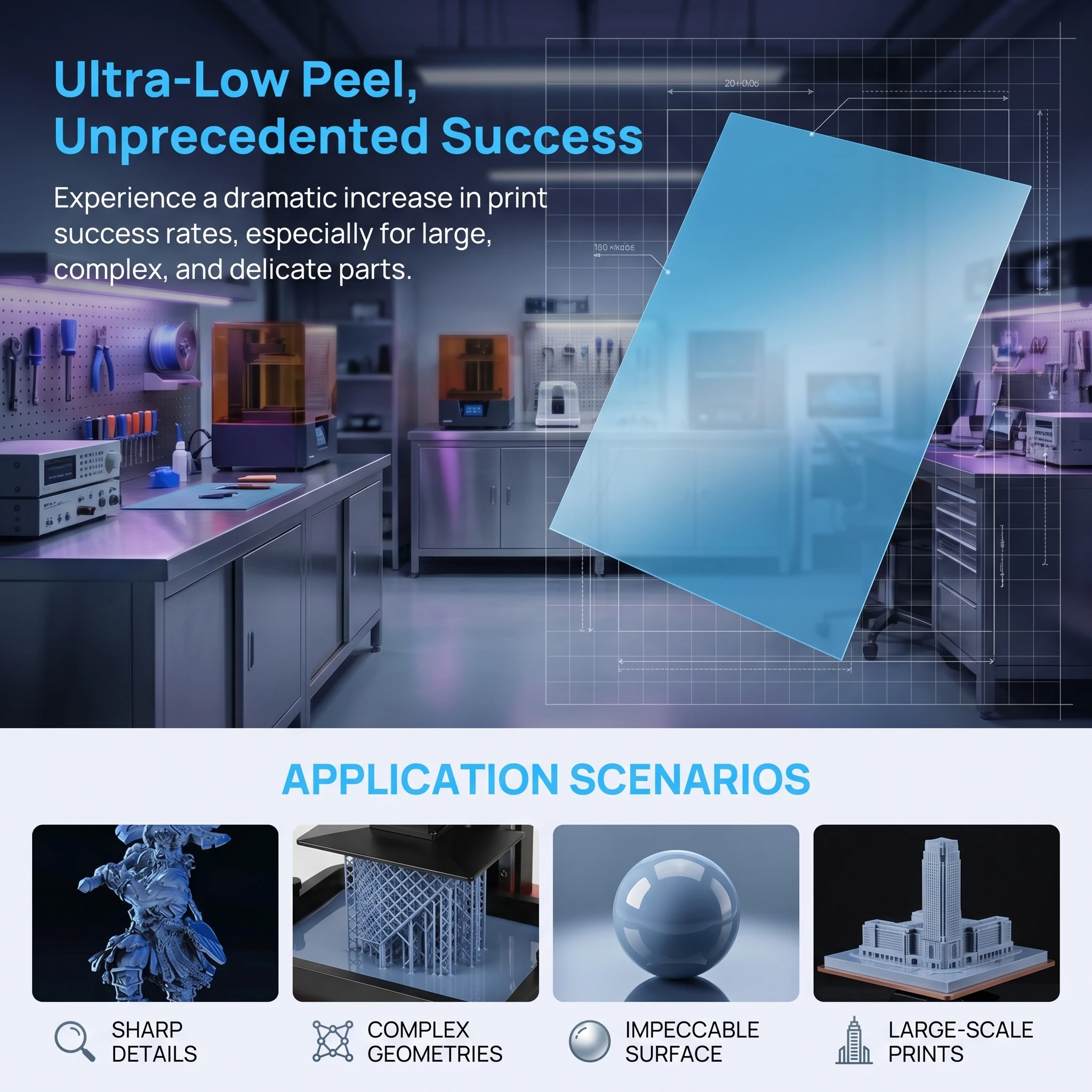 High Speed ACF Release Film Fo - 3D Printing Elegoo review and price