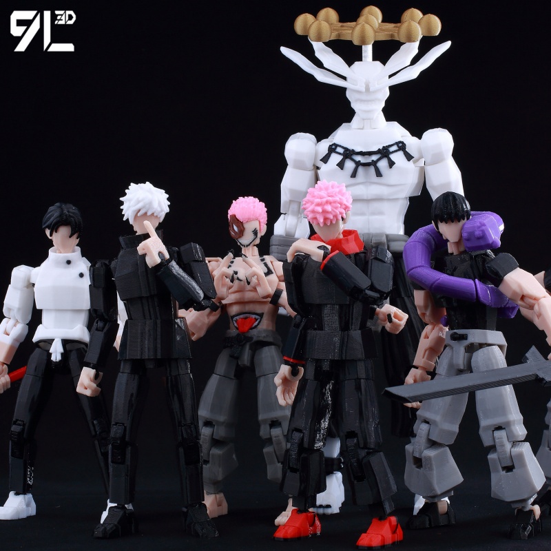 New Jujutsu Kaisen All Charact - 3D Printing Titanium review and price