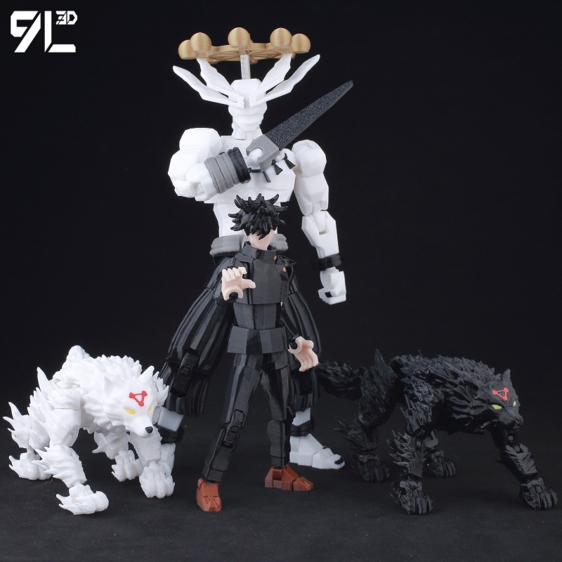 New Jujutsu Kaisen All Charact - 3D Printing Titanium review and price
