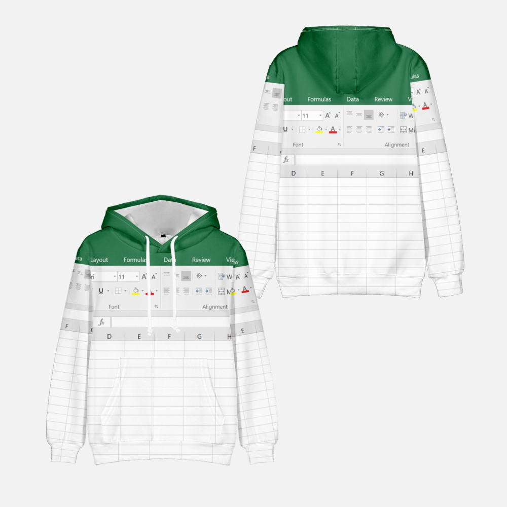 Casual Excel Hoodie For Men An - 3D Printing Design Software review and price